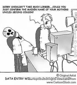 Market Research Data Collection Cartoon