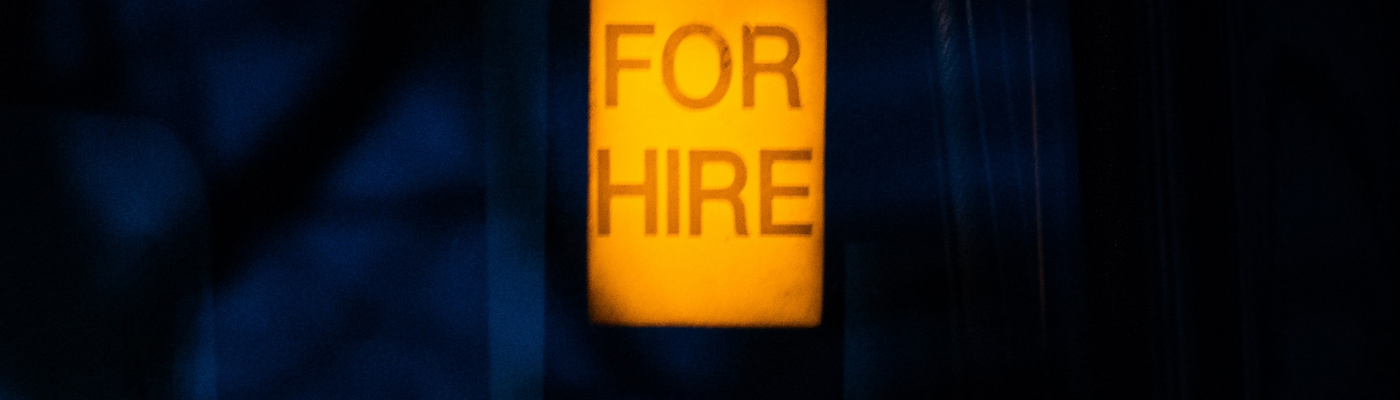 For Hire Sign