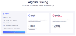 Algolia’s most customer-friendly pricing model