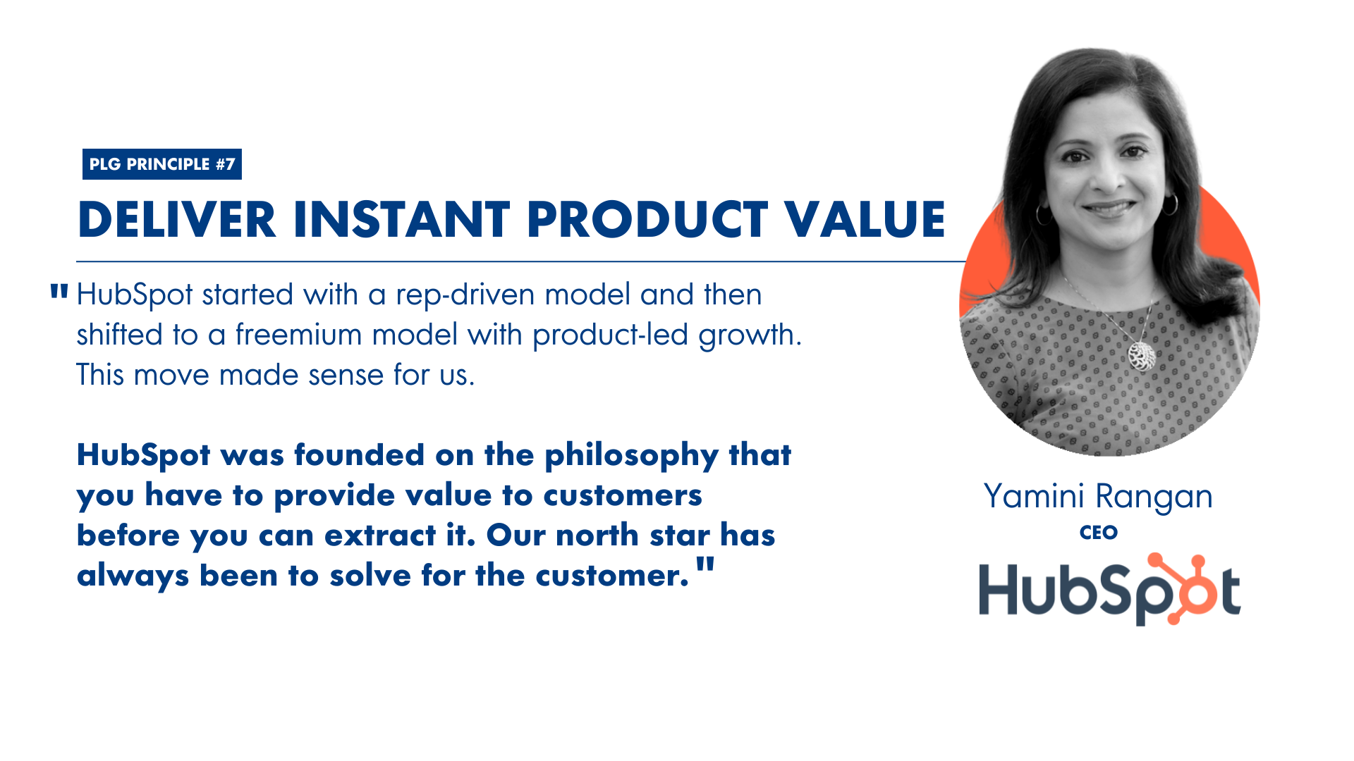 HubSpot CEO Yamini Rangan Instant Product Value Quote