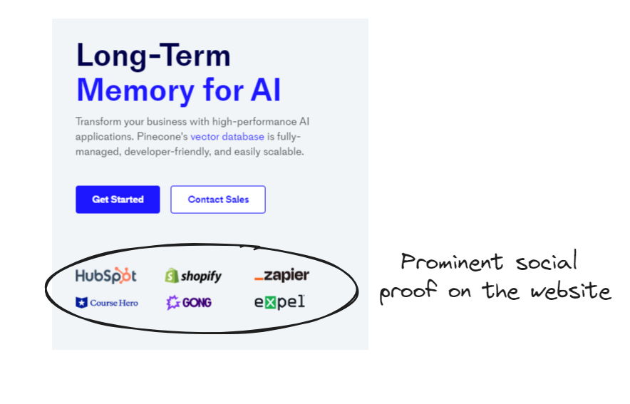 screenshot about long-term memory for AI under the Pinecone umbrella.