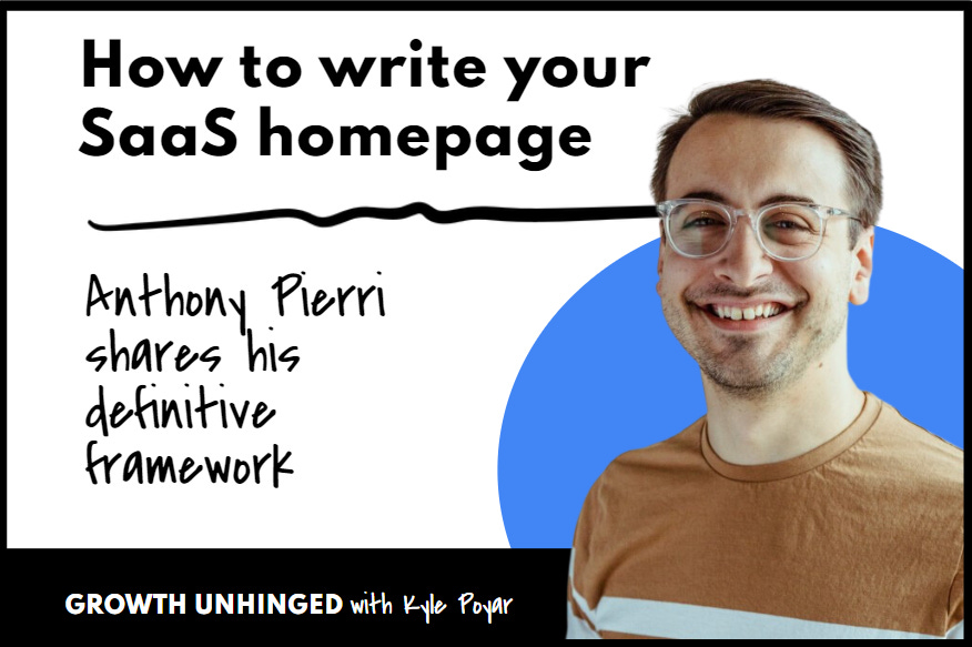 How to write your SaaS homepage