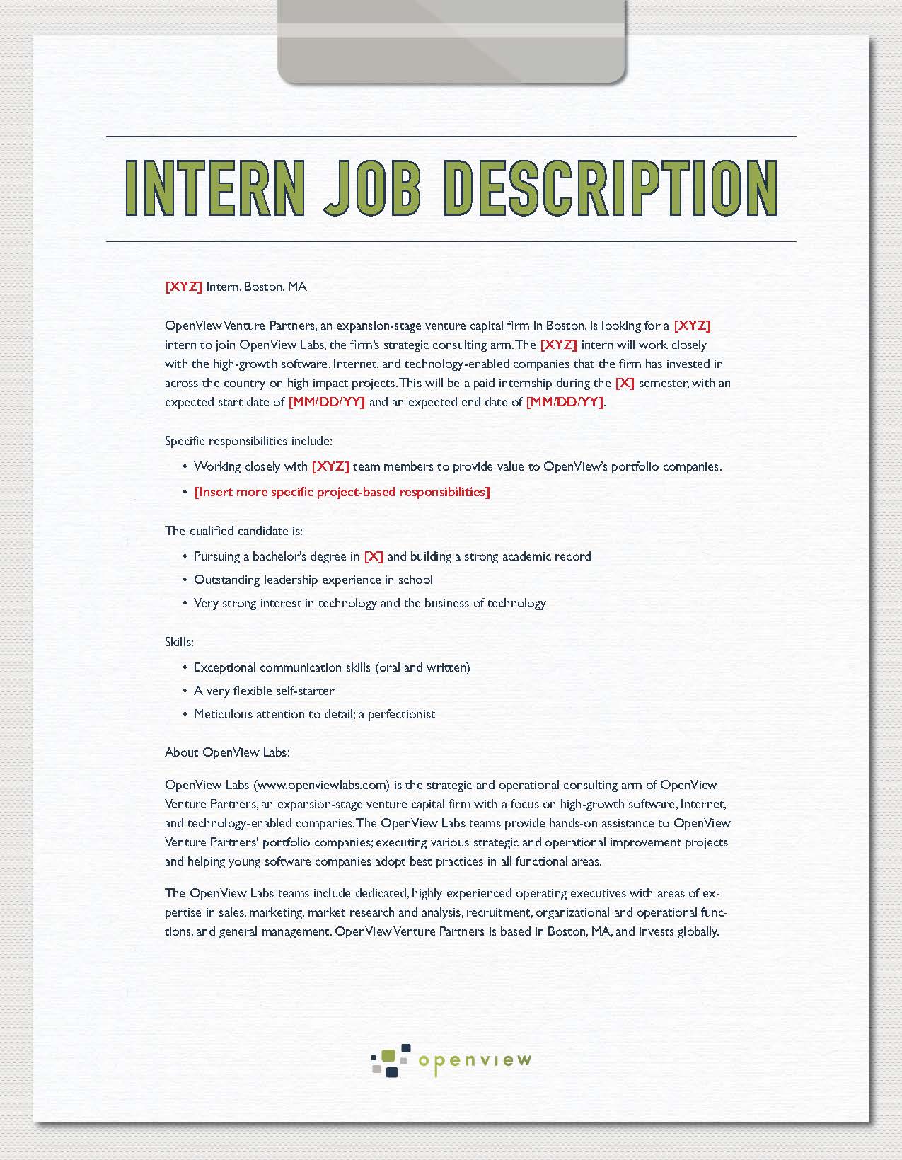 Job Description What Is It How To Write It Template Included - Vrogue