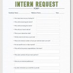intern request form